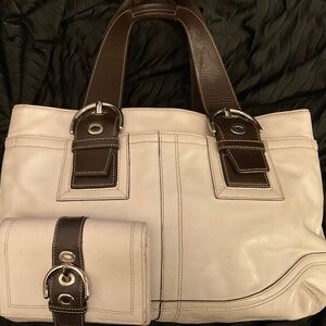 Coach Satchel handbag and wallet